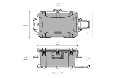 Кейс 965 case - Black