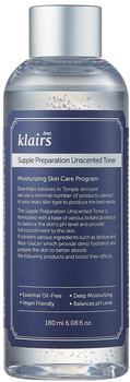 Тонік для обличчя Dear Klairs Supple Preparation Unscented Toner зволожувальний 30 мл (8809572890864)
