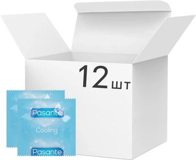 Презервативи Pasante Cooling Охолоджувальні 12 шт (ROZ6400230128)