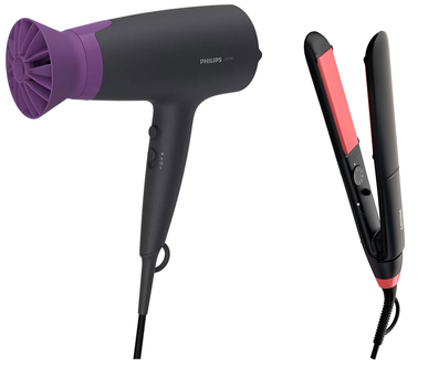 Фен Philips Series 3000 BHD351/30 + Стайлер PHILIPS BHS376/00 серии 3000 (комплект)