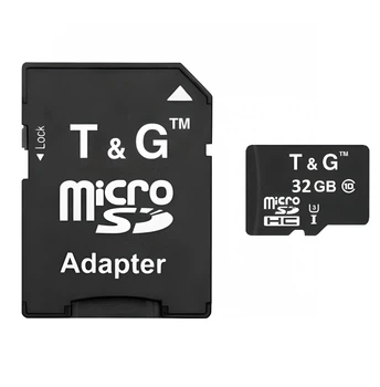 Карта пам'яті micro SDHC, 32Gb, Class 10, T&G, IS33 (32GBSDCLKRPM) CLS55