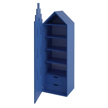 Детский шкаф для вещей Амстердам Little Room Little Room Baby House синий (SIN-44352-12)