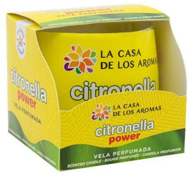 Świeca La Casa de los Aromas Citronella o zapachu trawy cytrynowej 100 g (8428390049850)