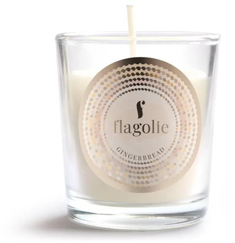 Маленька соєва ароматична свічка Flagolie Пряник 70 г (5907471930803)