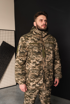 Куртка-бушлат военная мужская тактическая ВСУ (ЗСУ) Пиксель 8763 58 размер