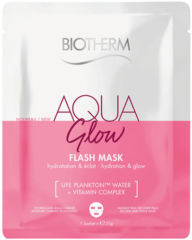 Тканинна маска для обличчя Biotherm Aqua Glow Flash Зволожувальна 31 г (3614273010092)