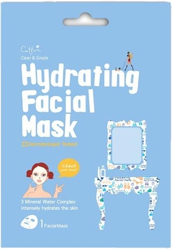 Maska do twarzy Cettua Hydrating Facial Mask intensywnie nawilżająca w płacie (8809033594324)