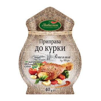 Приправа для курки без солі Рецепти від шефа Любисток 40г