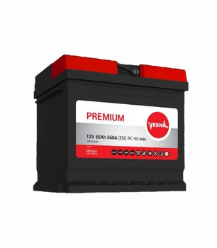 Акумулятор Vesna Premium 55 Ah/12V "0" (+ справа)
