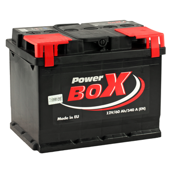 Акумулятор Power Box 60 Ah/12V "0" (+ справа)