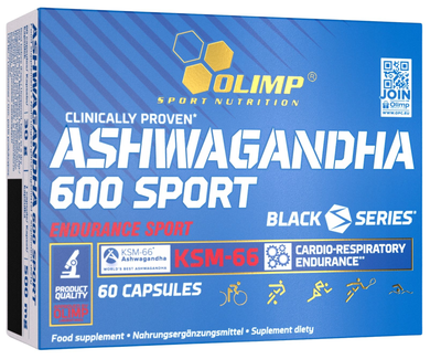 Aminokwas Olimp Ashwagandha 600 Sport 60 kapsułek (5901330058370)