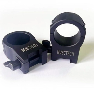 Быстросъемные кольца NVECTECH 30 мм ВЫСОКИЕ арт 004-004
