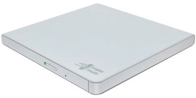 Zewnętrzny napęd optyczny Hitachi-LG Externer DVD-Brenner HLDS GP57EW40 Slim USB White (GP57EW40)