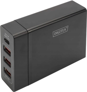 Зарядна станція Digitus з 4 портами USB, USB-C (DA-10195)