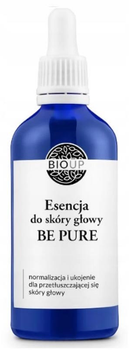 Есенція Bioup Be Pure нормалізуюча та заспокійлива для жирної шкіри голови 100 мл (5907642731642)