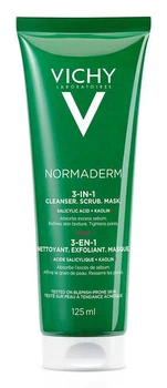 Засіб 3 в 1 для очищення обличчя Vichy Normaderm 125мл(4067)