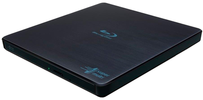 Зовнішній оптичний привід Hitachi-LG Externer BluRay-Brenner HLDS BP55EB40 Slim USB Black (BP55EB40.AHLE10B)