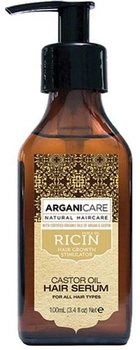 Serum ArganiCare Castor Oil stymulujące porost włosów 100 ml (7290114145435)