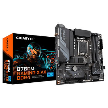 Материнская плата GIGABYTE B760M GAMING X AX s1700 B760M 4xDDR5 M.2 HDMI DP mATX