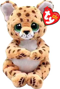 Дитяча м’яконабивна іграшка TY Beanie Bellies Леопард Lloyd 22 см (TY41282)
