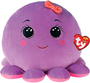 М'яка іграшка TY Squishy Beanies Восьминіжок Octopus 40 см (TY39339)