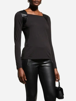 Лонгслив длинный женский Michael Kors 910973435 XS Черный (1159795361)
