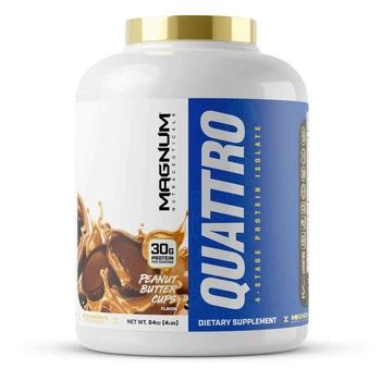Протеин Magnum Nutraceuticals Quattro 1813 g /50 servings/ Peanut butter cups