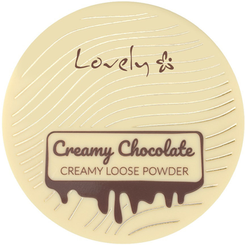 Brązujący puder do twarzy i ciała Lovely Creamy Chocolate Loose Powder z ekstraktem z nasion kakao 8 g (5901801697381)
