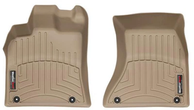 Автомобильные коврики в салон Weathertech на Porsche Macan 14- передние бежевые Порше Макан WT00243181