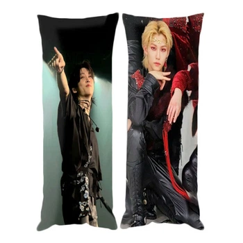 Подушка обнимашка дакимакура Феликс Стрей Кидс Stray kids 120х40см (23370)