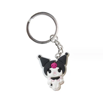 Брелок резиновый Куроми улыбается Kuromi Моя Мелодія Onegai My Melody (23153)