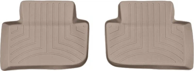 Автомобильные коврики в салон Weathertech на Porsche Macan 14- 2-й ряд бежевые Порше Макан WT0024501