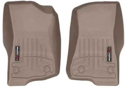 Автомобильные коврики в салон Weathertech на Jeep Gladiator 20- передние бежевые Джип Гладиатор WT0026967