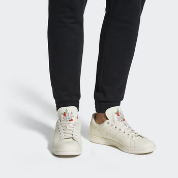 Sneakersy męskie skórzane do kostki adidas Originals Stan Smith CQ2196 42.5 (UK 8.5) Mleczne (4059322505102)