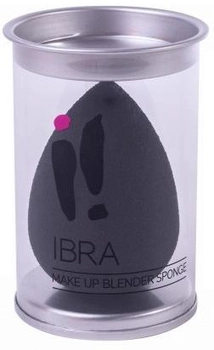 Спонж для блендера для макіяжу Ibra чорний (5906395543663)