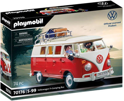 Zestaw figurek do zabawy Playmobil Volkswagen T1 Camping Bus (4008789701763)