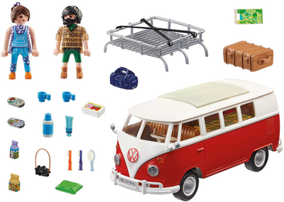 Ігровий набір фігурок Playmobil Volkswagen T1 Camping Bus (4008789701763)