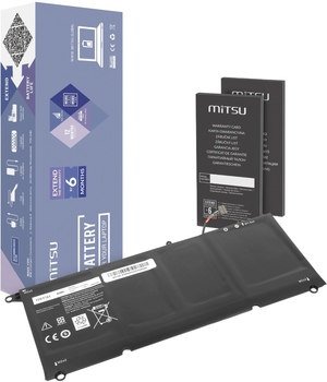 Акумулятор Mitsu для ноутбуків Dell XPS 13 9350 7.4V-7.6V 7000 mAh (5903050372514)