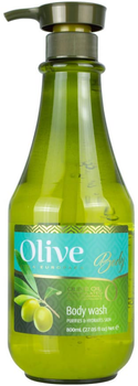 Płyn do kąpieli Frulatte Olive Body Wash z organiczną oliwą z oliwek 800 ml (7290114146494)
