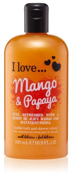 Krem pod prysznic i do kąpieli I Love Mango & Papaya 500 ml (5060217188088)