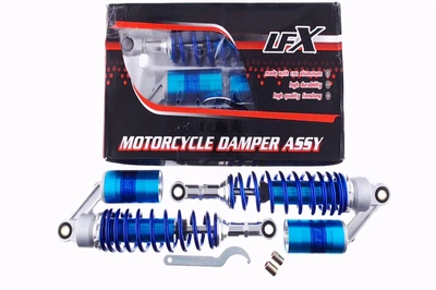Амортизаторы (пара) Delta 340mm, газомасляные (синие) KOMATCU (mod.A)(A-1573)