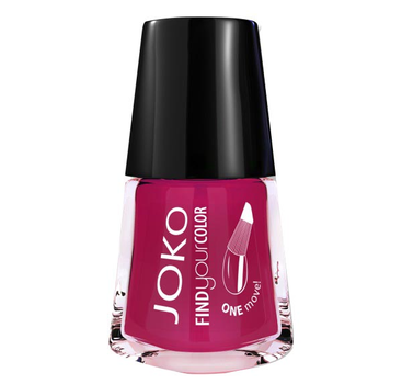 Лак для нігтів Joko Find Your Color з вінілом 118 Frozen Raspberris 10 мл (5903216400372)