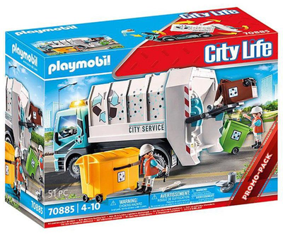 Zestaw do zabawy Playmobil City Action 70 885 Smieciarka z sygnale (4008789708854)