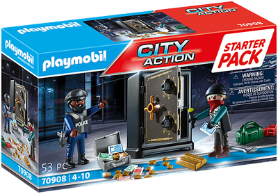 Zestaw do zabawy Playmobil City Action 70 908 Starter Pack Wlamani (4008789709080)