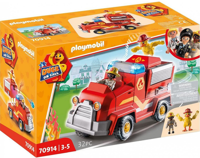 Ігровий набір фігурок Playmobil Duck On Call Fire Truck (4008789709141)