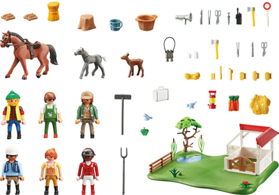 Ігровий набір фігурок Playmobil My Figures Кінське ранчо (4008789709783)
