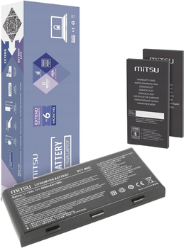 Акумулятор Mitsu для ноутбуків MSI GT660/GT780/GX780 10.8V-11.1V 6600 mAh (5903050377380)