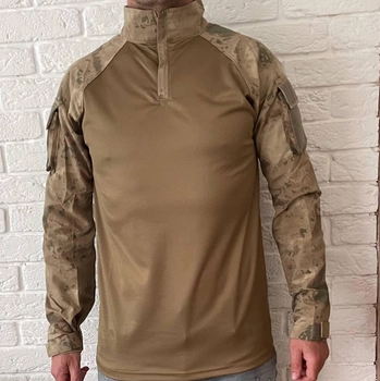 Тактическая рубашка Убакс Jandarma песок, размер XL, вставка темная