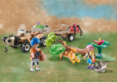 Zestaw figurek do zabawy Playmobil Wiltopia Careers Of Animal Vehicle (4008789710116)