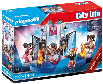 Ігровий набір Playmobil City Life 71042 Музичний гурт (4008789710420)